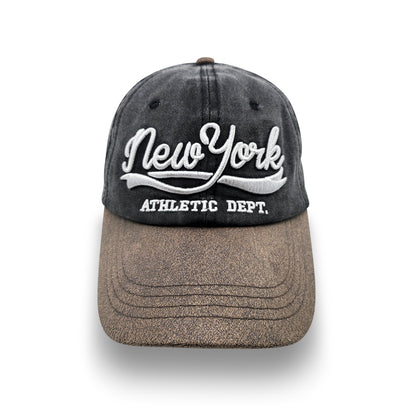 Black New York Design Baseball Cap