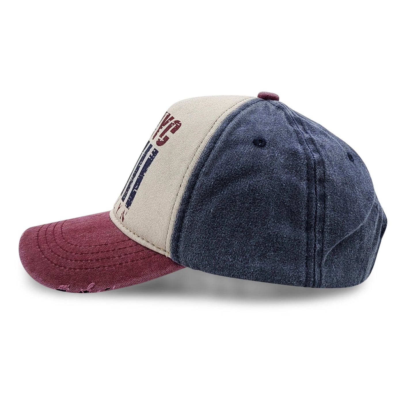 Blue Red Brooklyn Baseball Cap