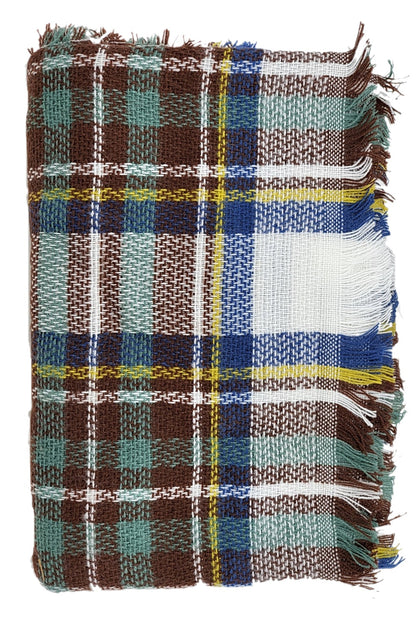 Cozy Plaid Vintage Scarf